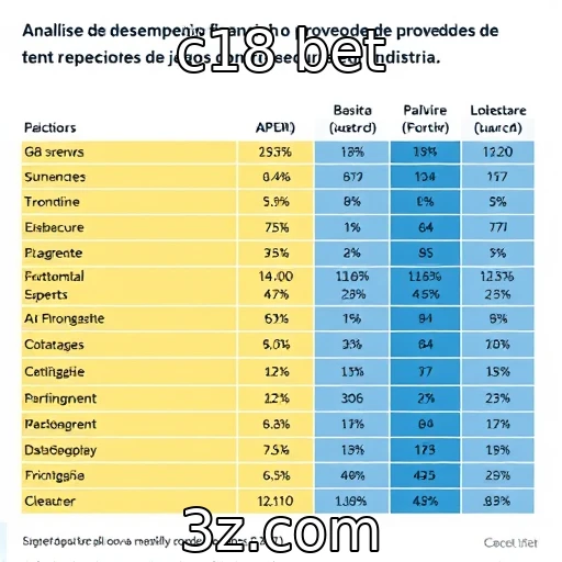 Avaliação do desempenho financeiro dos provedores de jogos